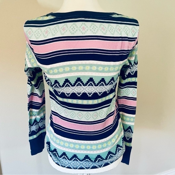 Victoria’s Secret Thermal Cotton Pajama Top with Long Sleeves Size XS - Picture 4 of 8